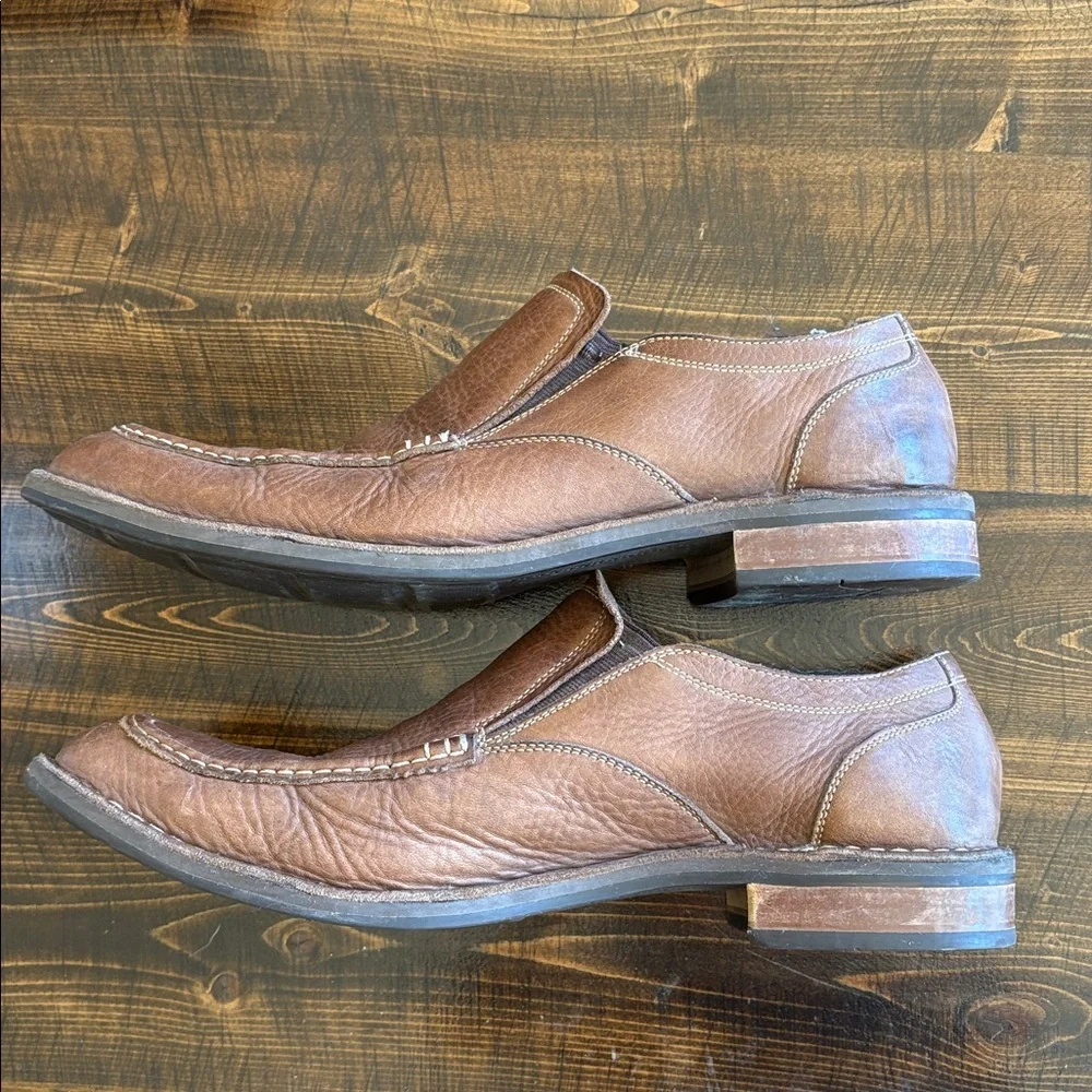 Cole Haan Brown Leather Slip-On Loafers